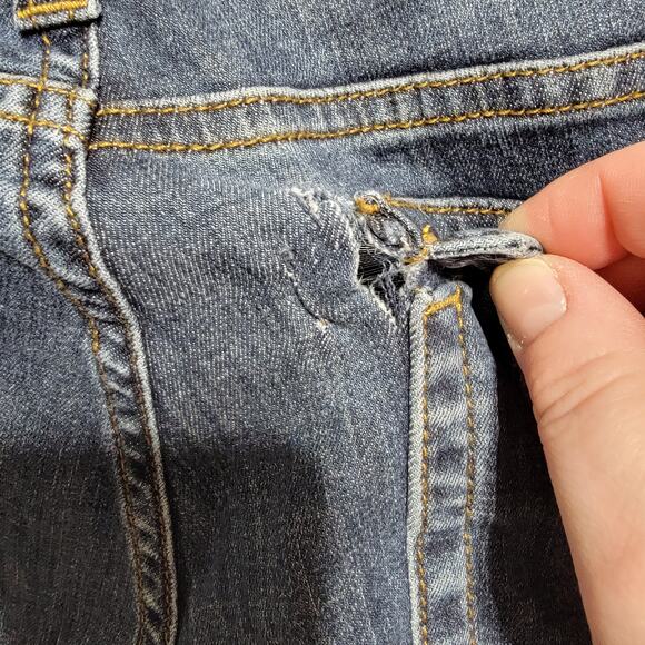 Kut from the Kloth Bardot Skinny Boyfriend Jeans Size 6 PLEASE READ - Picture 3 of 15